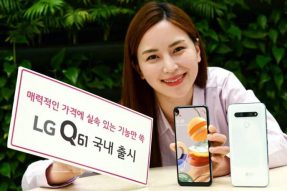 LG Q61智能手机亮相